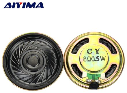 Aiyima 20Pcs 8 Ohm 0.5W Mini Hoorn Luidspreker 40 Mm 8R 0.5W Ultra-Dunne Kleine Luidspreker zoemer