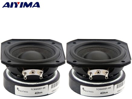 AIYIMA 2Pcs 2 Inch Volledige Frequentie Luidspreker 55MM 4 Ohm 10-20W Audio Sound Speaker Treble midrange Bass Luidspreker DIY