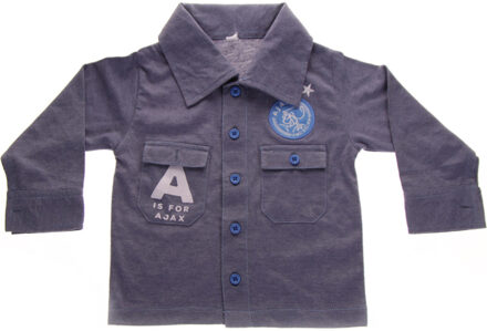 Ajax baby overhemd - blauw - maat 62