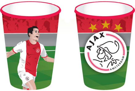Ajax Bekers 250 ml: 8 stuks