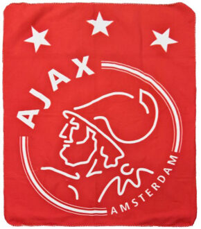 Ajax fleeceplaid - rood