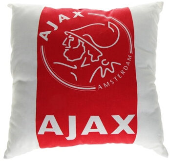 Ajax Kussen Rood/Wit - 40 X 40 cm