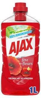 Ajax Reiniging Ajax Multi -Gebruiksschoner Mediterrane Rode Bloemen 1000 ml