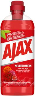 Ajax Reiniging Ajax Multi -Gebruiksschoner Mediterrane Rode Bloemen 1000 ml