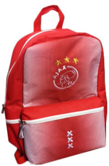 Ajax Rugzak Logo - Klein 32 x 22 x 11 cm - Rood/Wit