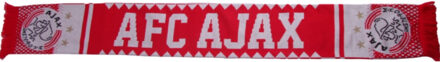 Ajax Sjaal ajax rood/wit kartelrand