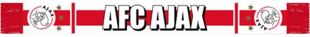 Ajax Sjaal Wit/rood