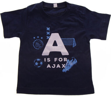 Ajax t-shirt - blauw - maat 80