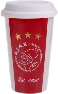 Ajax Travelmok Rood/wit Logo