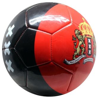 Ajax voetbal Amsterdam rood/zwart 21 cm