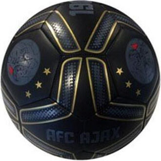 Ajax voetbal logo oud Amsterdam zwart maat 5