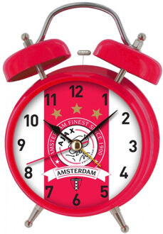 Ajax Wekker Met Bel Rood Wit Finest