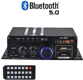 AK380 12V Mini Hifi Versterker Bluetooth Digitale Audio Stereo Audio Versterker Ondersteunt Fm Stereo Radio Sd-kaart U disk MP3