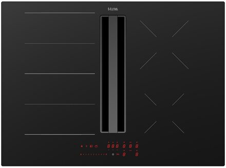 AKI671ZT Inductie inbouwkookplaat met afzuiging Zwart