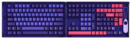 Akko 157 Toetsen Neon Keycap Set Cherry Profiel Pbt Twee Kleur Molding Keycaps Voor Mechanische Toetsenbord Veranderd Win Sleutel Tot app Sleutel