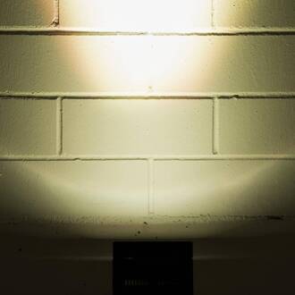 AKKU UP-4 QCL LED-wandlamp Aantal LEDs: 4 x 8 W Zwart