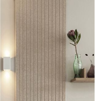 Akoestische Lattenwand Talud - Dune - Vilt - 120x60cm - 1 Stuk