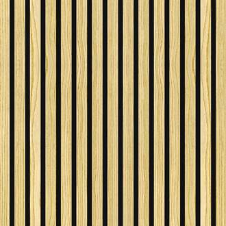 AKU Akoestisch Wandpaneel - Afimera - Licht Eiken Beige 260x60cm met Vilt