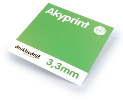 Akyprint plaatmateriaal - waterafstotende reclameborden drukken