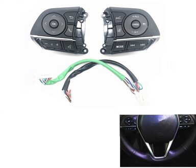 AL22-Auto Multifunctionele Stuurbediening Knop Schakelaar Voor Toyota Avalon RAV4 Corolla