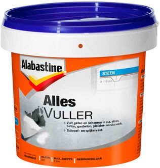 Alabastine allesvuller wit - 1 kg.