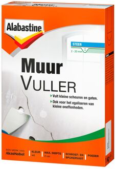 Alabastine muurvuller poeder - 1 kg.