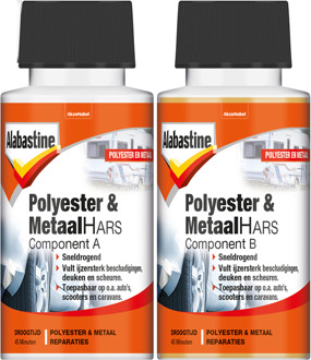 Alabastine Polyester & Metaal Harsset | 200ml - 5951444