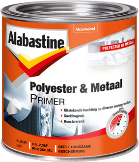 Alabastine Polyesterplamuur met Primer | Grijs | 500ml - 5944043