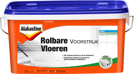 Alabastine Rolbare Primer - Steenachtige Vloeren - Transparant - 2,5l
