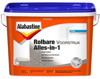 Alabastine Rolbare Voorstrijk 4 In 1 5 Ltr