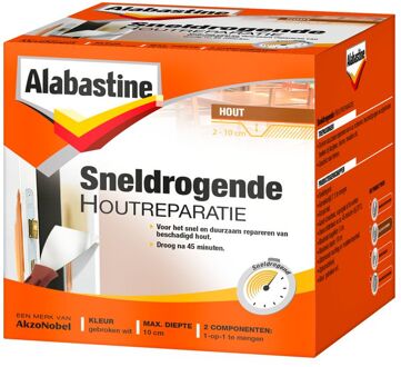 Alabastine Sneldrogende Houtreparatie - Gebroken wit - 500 gr