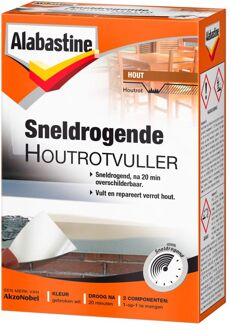 Alabastine Sneldrogende Houtrotvuller (2K) 465Gr