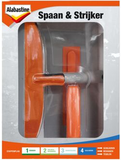 Alabastine spaan & strijker set