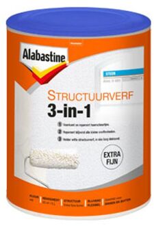 Alabastine Structuurverf 3in1 Wit 5l