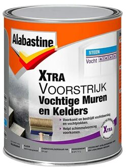 Alabastine Voorstijk - Voor vochtige muren & kelders - 1 liter