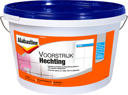 Alabastine voorstrijk hechting gesloten ondergronden - 5 kg.