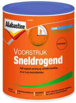 Alabastine Voorstrijk Primer - Muur En Plafond - Transparant - 1l
