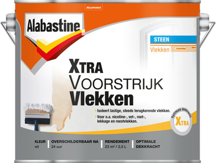 Alabastine xtra voorstrijk vlekken - 2,5 liter