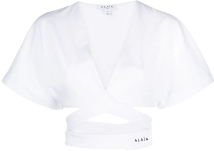Alaia T-Shirts Alaïa , White , Dames - M,S,Xs