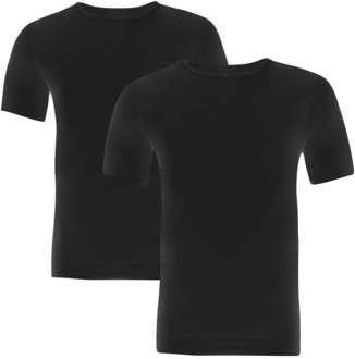 Alan Red Copenhagen 2-Pack Ronde Hals T-shirts BLACK  L Zwart