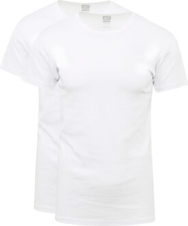 Alan Red Copenhagen 2-Pack Ronde Hals T-shirts WHITE   L Wit