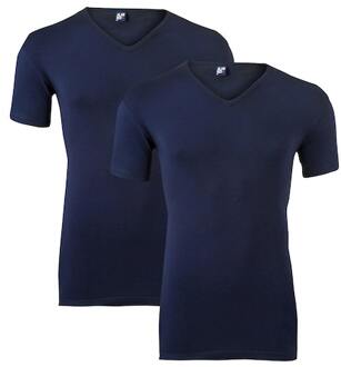 Alan Red Oklahoma Navy V-Hals Heren T-shirt Body Fit-2 Pack - XL