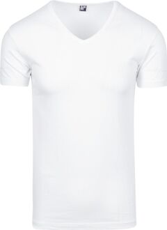 Alan Red Oklahoma Wit V-Hals Heren T-shirt 2-Pack - M