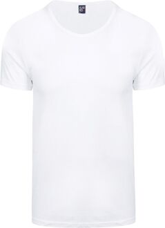 Alan Red T-shirt James 2Pack Ronde Hals Wit (6660)