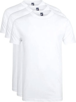 Alan Red T-Shirt Virginia 6 Pack Wit - M,L,XL,XXL