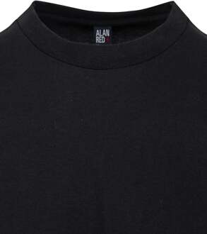 Alan Red T-Shirt Virginia Zwart Longsleeve 2-pack - L,M,S,XL,XXL
