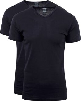 Alan Red Vancouver 2-Pack V-hals T-shirts NAVY   M
