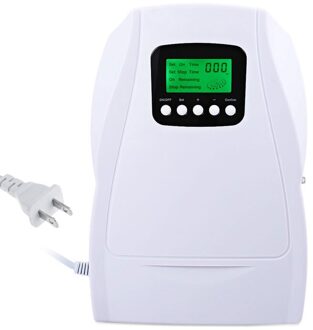 Alanchi Ozongenerator Sterilisator 220V 110V Lcd Display Luchtreiniger Ozonator Fruit Groenten Water Eu/Us plug AC110V US plug