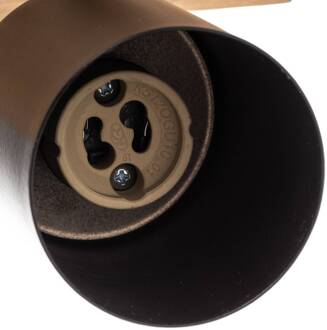 Alara Spot 2-lamps dennenbruin bruin, zwart