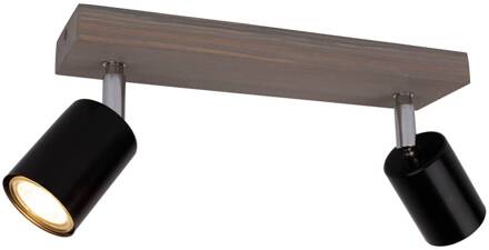 Alara Spot 2-lamps dennengrijs grijs, zwart